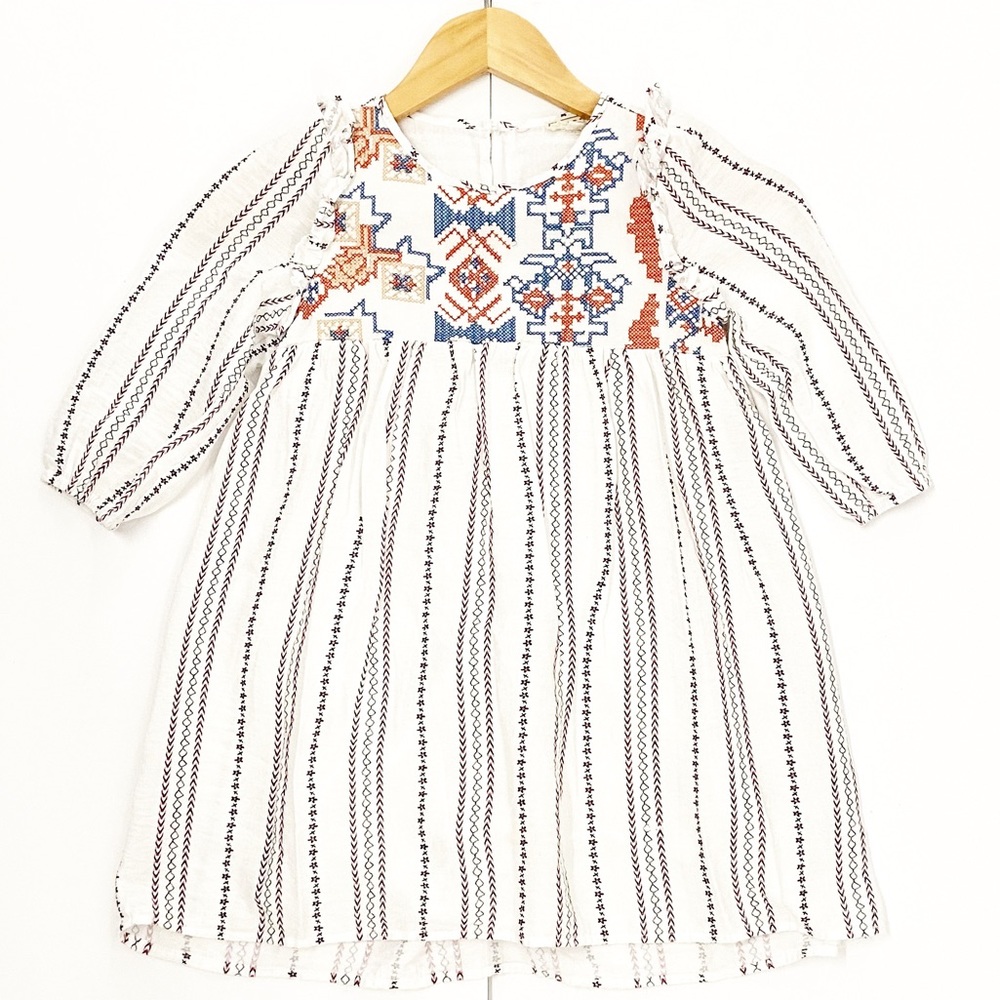 Hayden Girls Embroidered Boho Dress